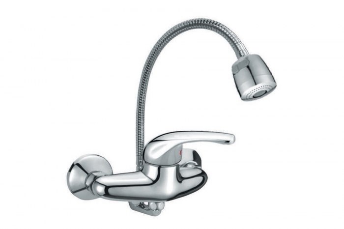 Vòi rửa bát cổ mềm nóng lạnh CLV-4619