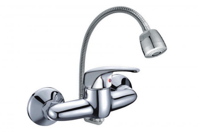 Vòi rửa bát cổ mềm nóng lạnh CLV-4681