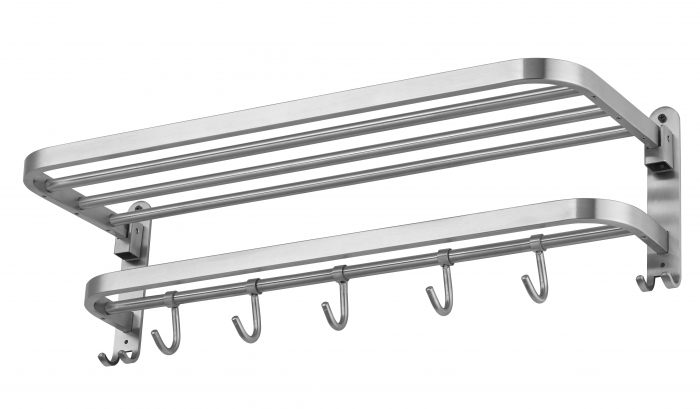 Giá treo khăn 2 tầng có móc CLV-8209